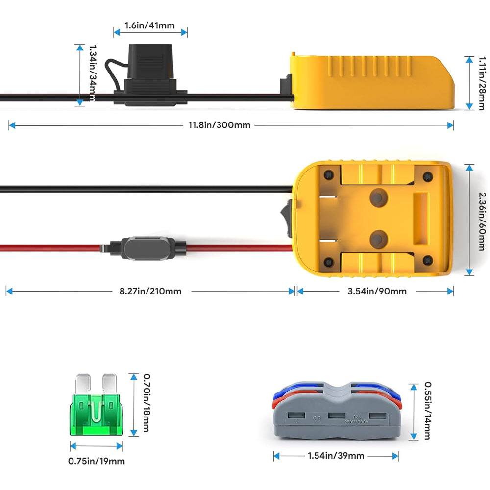 battery adapter for dewalt