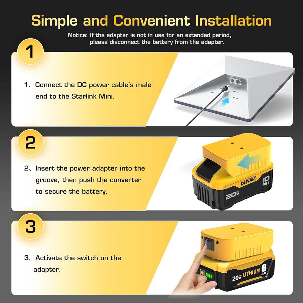 dewalt battery adapters