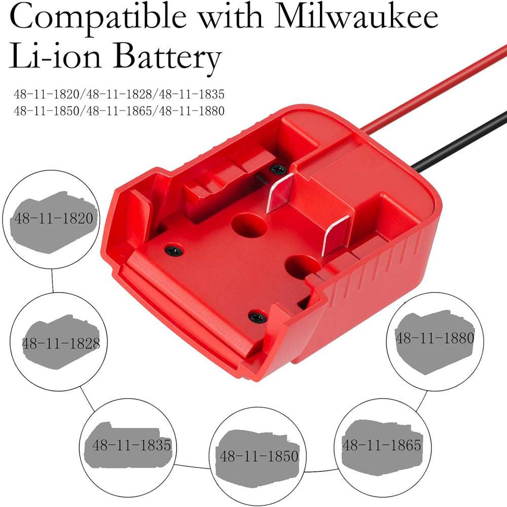 milwaukee 18v battery adapter