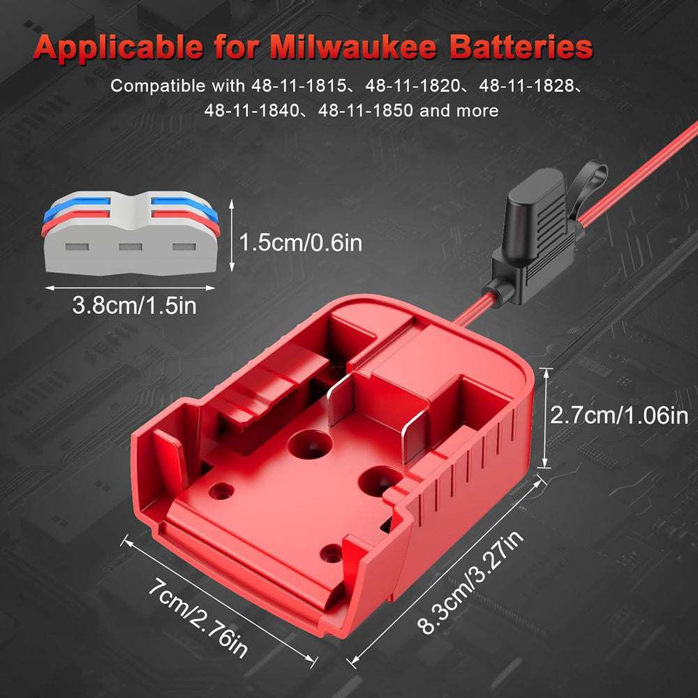 milwaukee 18v battery adapter