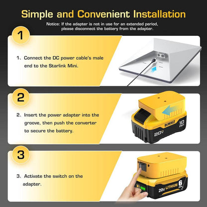 dewalt battery adapters​