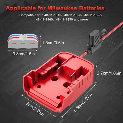 milwaukee 18v battery adapter